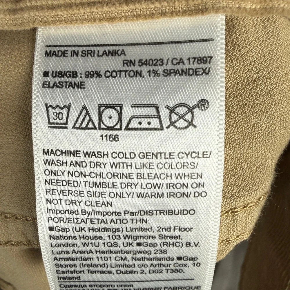 Banana Republic Traveler Slim Fit Corduroy Pants Mens 31x30 Khaki‎ Tan 744274-10